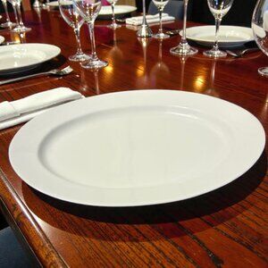 10 Strawberry Street Large Porcelain Oval Platter